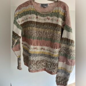 vintage hand knit sweater